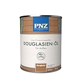 PNZ Douglasien-Öl für Außen | Nachhaltig hergestellt mit regionalen Rohstoffen | Made in Germany | Holzdeck, Holz-Terrasse, Gartenmöbel, Gartenhaus, Zaun, Gebinde:2.5L, Farbe:doug