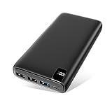 A ADDTOP Power Bank 26800mAh, 22,5W Powerbank USB C Externer Akku mit PD 20W Power Delivery, Tragbares Ladegerät mit 4 Ports kompatibel mit Smartphone, Tab