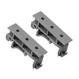 Zilimontt DIN-Schienen-Montagehalterung, 35 mm, Leiterplatten-Halterungsclips für C45-Schienenadapter, industrielle elektrische Ausrüstung, Zubehör mit sicherer,