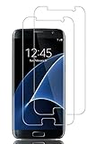 [2 Stück] Schutzglas kompatibel mit Samsung Galaxy S7 Panzerfolie Schutzfolie Verbundglas Displayglas Echt Hart Tempered Glass 9H Härte G