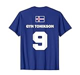 Isländische Namen auf Sauf Trikot Fußball Island Mallorca T-S