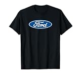 Ford, ovales Logo im Used-Look, Blau T-S