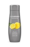 SodaStream Sirup Zitrone ohne Zucker, 1x Flasche ergibt 9 Liter Fertiggetränk, Sekundenschnell zubereitet und immer frisch, 440