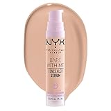NYX Professional Makeup Abdeckendes Serum mit natürlichem Finish und mittlerer Deckkraft, Bare With Me Concealer Serum, Light, 9,6