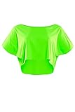 WINSHAPE Damen Winshape Short Super Light Women's Functional Dance Top Dt104 T Shirt, Neon-grün, M EU