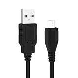 Omivine PS4 Controller Ladegerät, Micro USB Ladekabel für PS4 Controller/Xbox One Controller/Dual Shock 4 Controller/Fire HD/Kamera/TV Stick, Android Micro Ladekabel-1M/3.3F