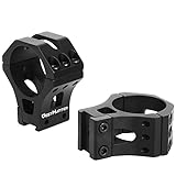 WestHunter Optics Precision 11mm Dovetail Scope Rings, 1 Inch 30 mm 34 mm Universal Tactical Scope Mount | Black