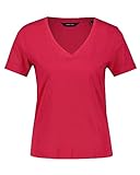 GANT Damen Neck SS T-Shirt ORIGINAL Tshirt MIT V-Ausschnitt, Magenta PINK, M