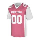 Trikot Personalisiert Personalisiertes American Baseball Trikot,Für Erwachsene/Kinder Baseball Shirt Individuell Bedruckt Namen Nummer & Logo,Personalisierte Geschenke Football Kostüm(4-6)