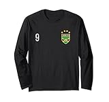 Jamaika Nummer 9 Trikot Nummer # neun Lang