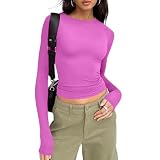 gelbes top Damen Angebot des Tages Basic Langarmshirt Damen Langarmshirt gelb Damen Pulli gelb Damen Shirt gelb Damen Shirt gelb Damen Langarm gelbes Longsleeve Damen Oberteil gelb D