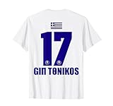 Griechenland Sauf Trikot Herren Gin Saufnamen T-S