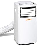 Climia CMK 2600 mobiles Klimagerät mit ökologischem Kühlmittel, 3-in-1 Klimaanlage – Aircondition, Ventilator und L