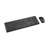 Kensington K75562ES KM150 EQ, kabellose Tastatur und Maus, QWERTY, kompatibel mit Windows und MacOS, komplette Tastatur und leise Maus, hergestellt aus 63% recyceltem M