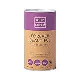 Your Super Forever Beautiful Superfood Powder - Gesundes Haar, Hormonhaushalt, Antioxidantien, Adaptogene - pflanzliche Basis, Bio Acai Beere, Maqui, Acerola Cherry, Maca Pulver (40 Portionen)