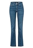 zero Damen Jeans Flared Fit Style Florance 32 Inch Blue Denim,40