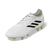 adidas Unisex Copa Pure.1 Sg Football Shoes (Soft Ground), FTWR White/Core Black/Lucid Lemon, 44 EU