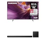 Samsung OLED 4K TV S85F 55 Zoll (138 cm) UHD AI Fernseher mit OLED HDR HW-Q810GF Q-Serie 5.1.2-Kanal-Soundbar mit kabellosem 6,5'-Subwoofer, Dolby Atmos, DTS:X und SpaceFit S