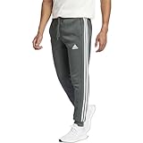 adidas Men's Essentials Fleece 3-Stripes Tapered Cuff Pants Hose, Legend ivy, XXL S