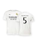 Real Madrid Home Trikot Saison 24/25, Bellingham, 12 Years, Replik Shirt Mit Offizieller L