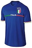 Blackshirt Company Italien Trikot Fußball WM EM Fan Trikot Italia Blau Größe S