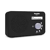 TechniSat VIOLA 2 - tragbares DAB Radio (DAB+, UKW, Lautsprecher, Kopfhöreranschluss, zweizeiliges Display, Tastensteuerung, klein, 1 Watt RMS) schw