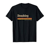 I Love Straubing Shirt Retro Deutsche Stadt Straubing T-S