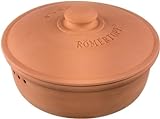 Römertopf Brottopf aus Keramik, ideal zu Brotaufbewahrung aus Ton Ø 30,0