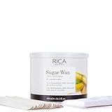 Sunzze Sugaring-Kit mit 400ml Zuckerwachs, Spatel und Vliesstreifen, sanfte Haarentfernung für zu H