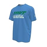 Nike Unisex NESSF473-438_M T-Shirt, University Blue, M
