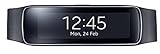 'Samsung Gear Fit Smartwatch (Touchscreen 1.84 Super AMOLED, 60 Stunden Akkulaufzeit), Schw