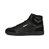 PUMA Unisex Shuffle Mid Fur Sneaker, Schwarz (Puma Black Puma Black Steel Gray), 42 EU