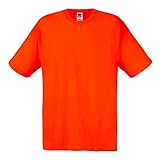 Fruit of the Loom - T-Shirt 'Original T' / Orange, M
