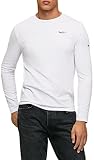 Pepe Jeans Herren Original Basic 2 Long N T-shirt, Weiß (White), S