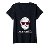 Vater der Politikwissenschaft Aristoteles T-Shirt mit V