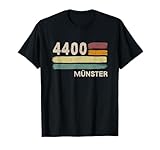 4400 Münster Retro Postleitzahlen Alte PLZ Vintage T-S