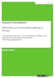 Methoden zur Strommarktkopplung in Europa: „Net-Transfer-Capacities-“ und „Flow-Based-Verfahren“ zur Allokation von grenzüberschreitenden Übertragungskap