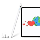 Stift, Pencil für Apple iPad (2018-2023)–Hochpräzise, Handflächenerkennung, 3 LED-Anzeige, Neigungsempfindlich, Magnetisches Pen Kompatibel mit iPad/iPad Pro/iPad Mini/