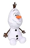 Simba 6315877638 - Disney Frozen II Olaf Schneemann, 50cm, Eiskönigin, Elsa, Plüschfigur, ab den ersten Leb