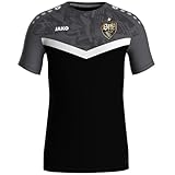 JAKO VfB Stuttgart CL International Training Trikot Jersey (DE/NL/SE/PL, Alphanumerisch, XL, Regular, Regular, Black/Anthracite)