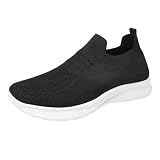 Damen Sommer Laufschuhe Turnschuhe - Leicht Atmungsaktiv Sneaker Sportschuhe Tennis Fitness Jogging Freizeitschuhe Walkingschuhe Ohne SchnüRsenkel Running Shoes Damenschuhe Outdoor Schuhe 2025