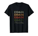 Love Heart Zidane T-Shirt, Grunge, Vintage-Stil, Schwarz, Zidane T-S