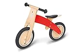 Pinolino Laufrad Jojo, aus Holz, unplattbare Bereifung, umbaubar vom Chopper zum Laufrad, für Kinder von 2 – 5 Jahren,
