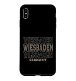 Hülle für iPhone XS Max Vintage Wiesbaden D