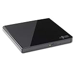 Hitachi-LG GP57 Externer Portabler Super-Multi DVD-Brenner, Ultra Slim, USB 2.0, DVD+/-RW, CD-RW, DVD-ROM/RAM kompatibel, TV-Anschluss, Windows 10 & Mac OS kompatibel, Schw