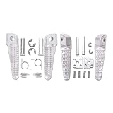 Motorrad-Fußstützen vorne und hinten, kompatibel mit Z750 Z800 Z1000 SX ER6F ER6N 6R 636 9R 10R 12R 1(Front and Rear)