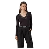 VERO MODA VMROSA LS V-Neck LACE TOP GA JRS NOOS