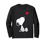 Peanuts Herz sitzend Snoopy Langarm Lang