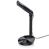CSL - PC Standmikrofon, USB Mikrofon, Kompatibel mit PC, Mac, Smartphone, Professionelles USB Mikrofon mit Einstellbarer Lautstärke, hohe Klangqualität, Plug & Play