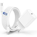 Schnellladegerät für iPhone 16 USB C 20W Schnellladegerät mit 2m Akku Ladekabel Typ C Netzteil Stecker für Apple iPhone 16/16 Pro/16 Pro Max/15/15 Pro Max/15 Pro Max/15 Pro Max/15